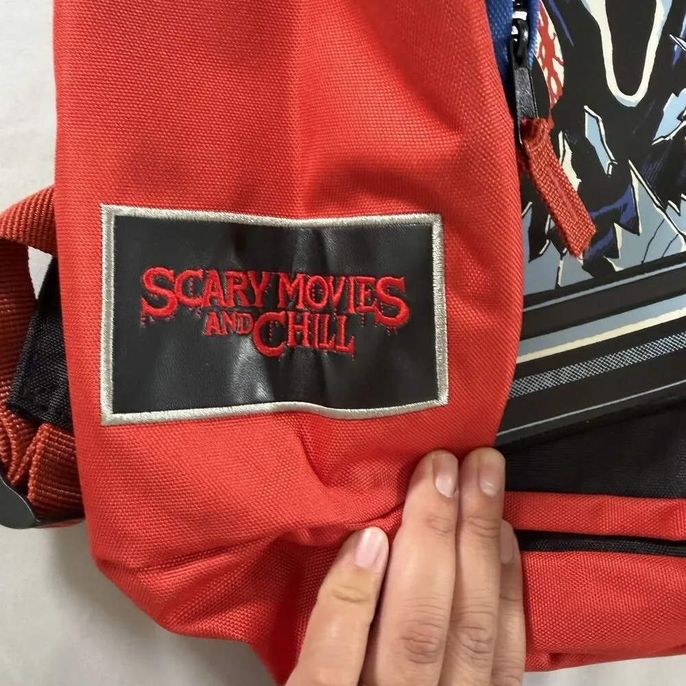 NEW Horror Ghost Face Scary Movies & Chill Backpack Steven Rhodes Halloween HHN